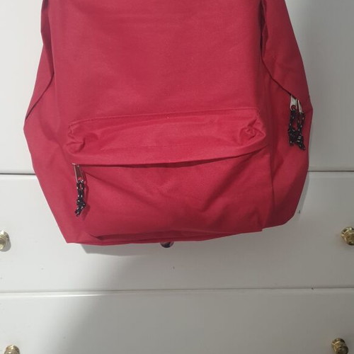 School Backpack red color like new
