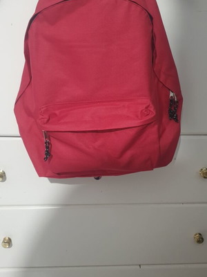 School Backpack red color like new
