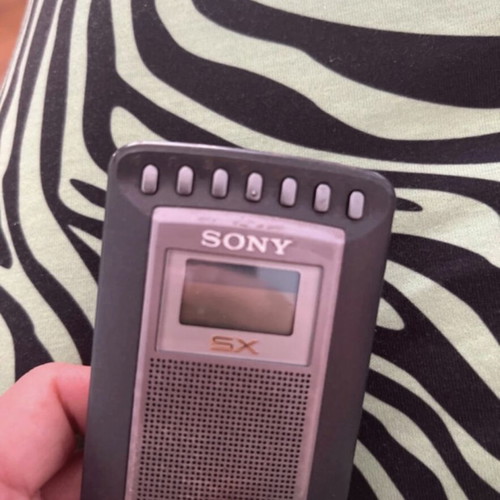 Sony portable radio used, fully functional with small batteries