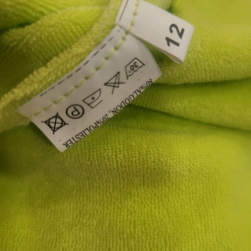 Chiquetes terry nightgown new, pink and green, for 12 years old