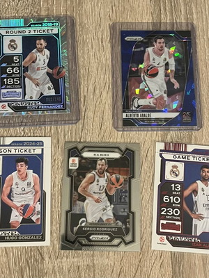Σετ καρτών Panini Real Madrid Euroleague σαν καινούργιο