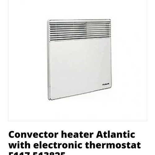 Atlantic convector heater used up to 2500W