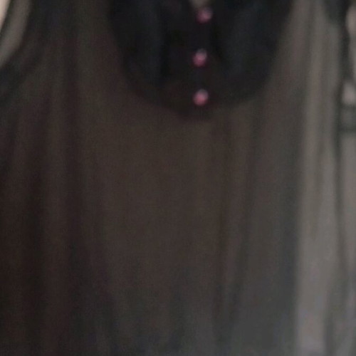 Hugo Boss Sheer Black Top Like New Medium/Large