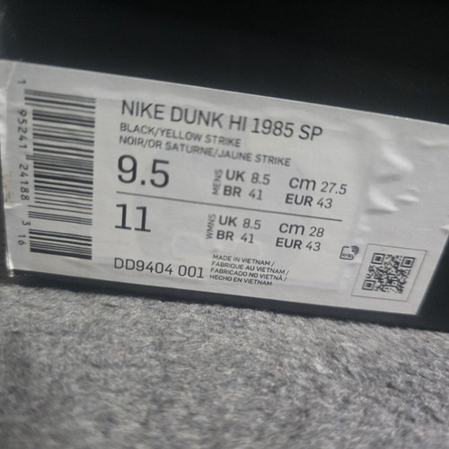 Nike Dunk Hi 1985 SP sneakers size 43 new