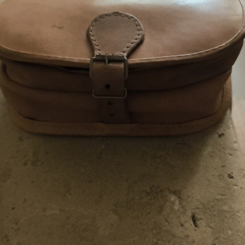 Leather crossbody bag, unused