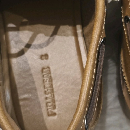 Men's brown Pull&Bear shoes with lug sole new, size 42
