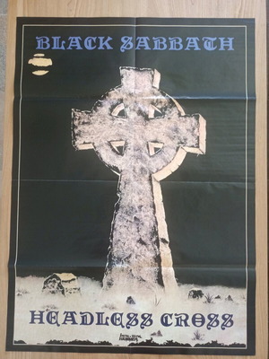 Αφίσα Black Sabbath - Kiss καινούργια, Headless Cross, Metal Hammer