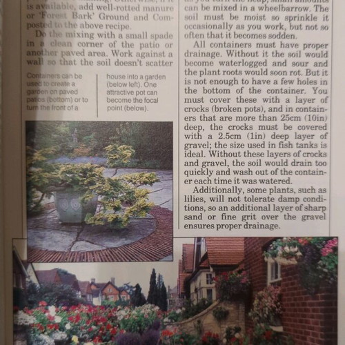 Container Gardening Collins Aura Garden Handbooks like new