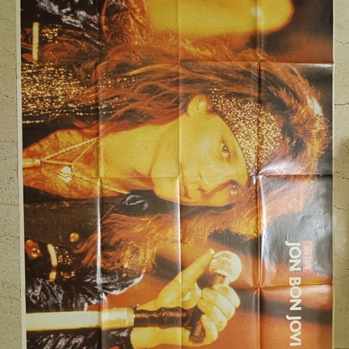 Madonna / Jon Bon Jovi Gigantic Poster used, double-sided