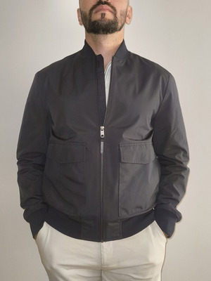Mango bomber jacket new with tags, size L, blue