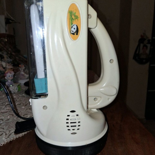 Teping 2 in 1 fluorescent lamp with lens vintage like new, beige
