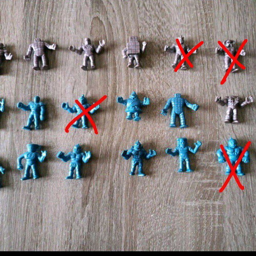 El Greco alien miniatures new, pack of 17 pieces