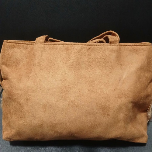 Frangi women's handbag beige with feathers new