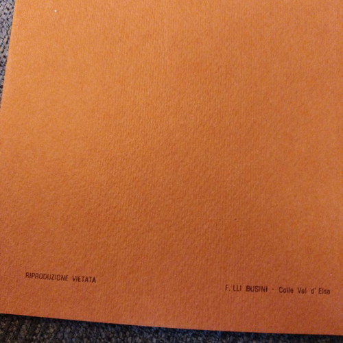 Christmas greeting card from the 1970s like new