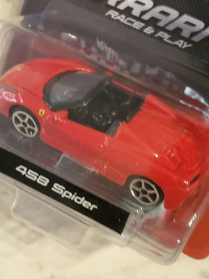 Burago Ferrari 458 Spider σφραγισμένο μοντέλο αυτοκινήτου
