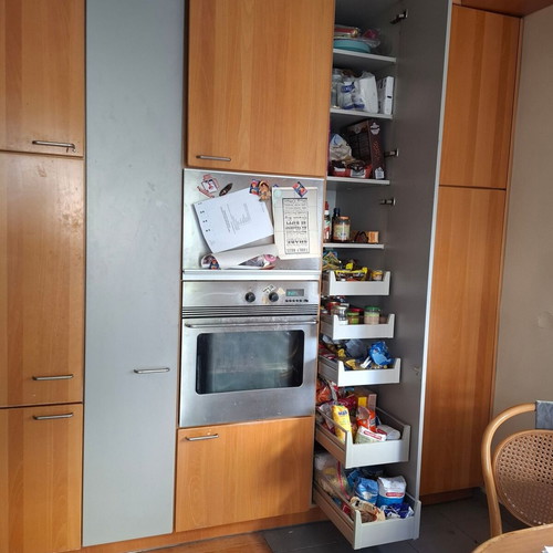 Miele kitchen cabinet set used, 5 independent storage columns