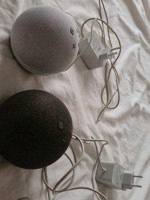 Amazon Echo Dot 4th Gen smart speaker used, pack of 2