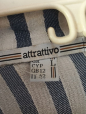 Γυναικείο καλοκαιρινό τζάκετ Attrattivo σαν καινούργιο, μπλε, μέγεθος L