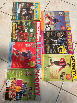 Top Scorer and Sporty magazines used
