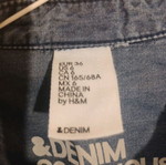 Denim one-piece suit like new, thin fabric, blue