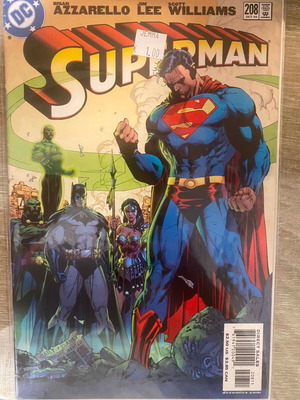 Superman Vol.2 Issue 208 comic book used, 1986-2006