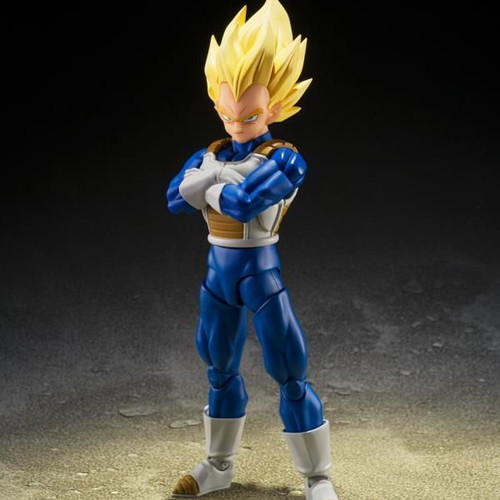 S.H. Figuarts Super Saiyan Vegeta figure new, Dragon Ball Z Cell Arc