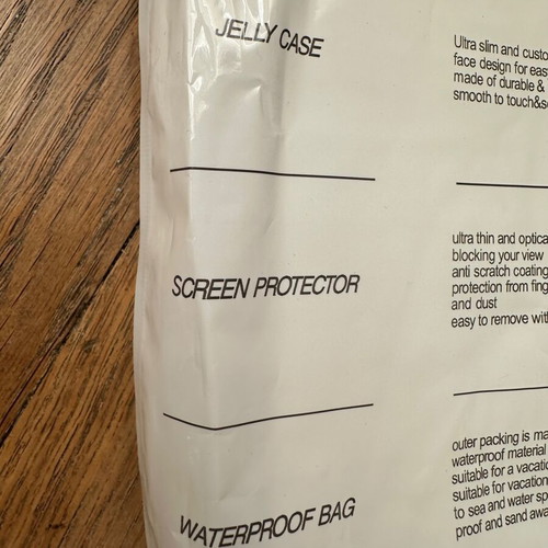 iPhone 14 Pro jelly case new