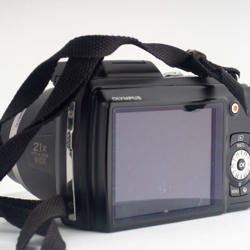 Olympus SP-620UZ Digital Bridge Camera used with slight battery door gap