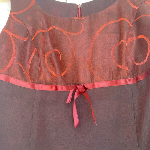 Vintage Y2K suit set burgundy skirt top jacket like new