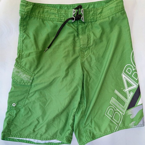 Billabong Men's Swimwear in green color size 33