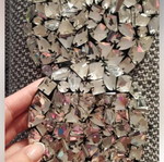 Metallic dress with rhinestones used, size S, black