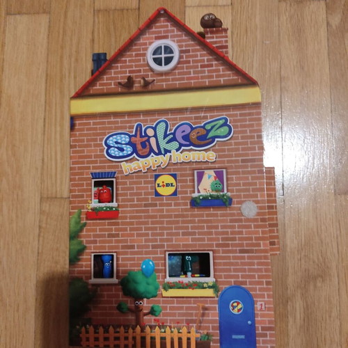Lidl Stikeez Happy Home Complete Collection 24/24 with 89 Figures and Display House like new