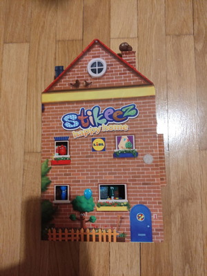 Lidl Stikeez Happy Home Complete Collection 24/24 with 89 Figures and Display House like new