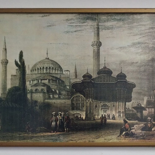 Frames themed on Constantinople like new, set of 3 pieces