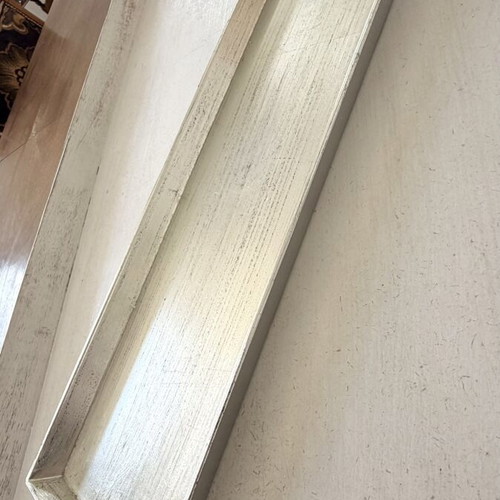 Decorative Modern Narrow Tray silver-champagne with patina
