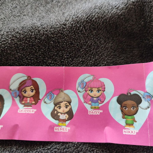 Barbie Charm Besties closed ball new with figure keychains