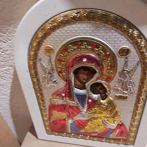 Silver religious icon like new