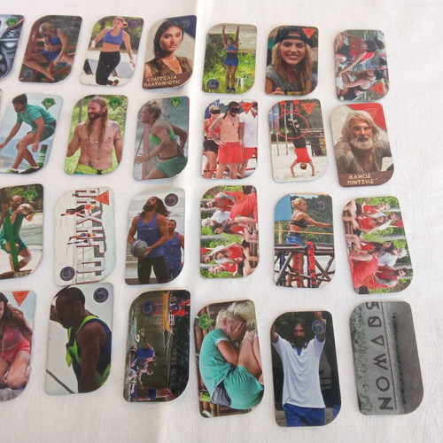 Reality Nomads metal tags set of 36 collectible