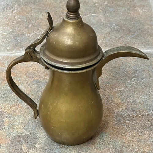 Vintage Ottoman Brass Teapot DALLAH like new