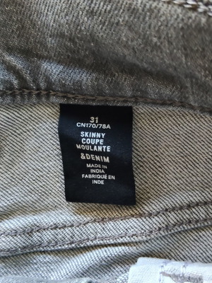 Pull & Bear skinny pants size 31, grey