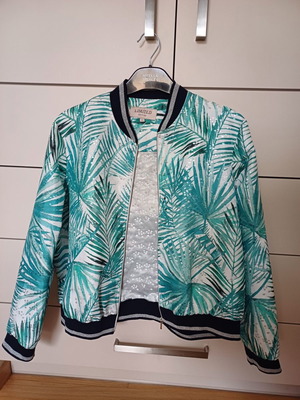 Light floral jacket Marks & Spencer used, spring, size L