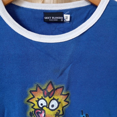 Simpsons T-shirt like new, blue, size S