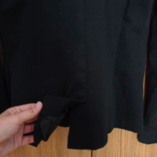 Mitch & Co. Black Blazer Women M-L Like New Classic Fit