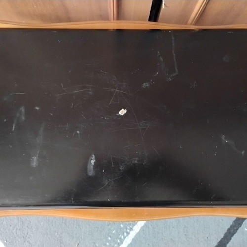 Vintage serving tray large 80s plastic used with old silver gift