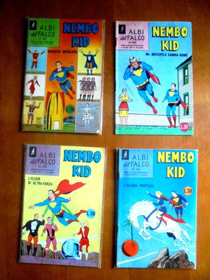 Diaplanitika comics used, 4 issues Italian edition 1962