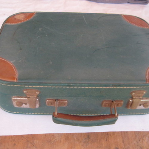Old suitcases used