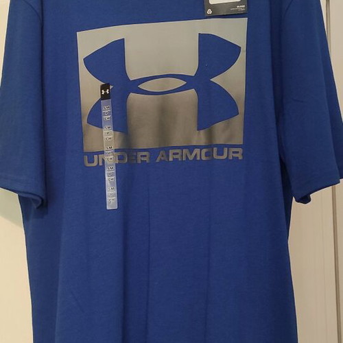 Under Armour men’s short sleeve sports t-shirt size S/M new blue