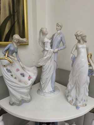 Decorations new, set of 3 pieces, approx. 40 cm height