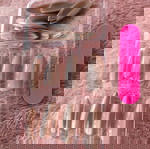  Σετ Press on Almond Νύχια 24 τμχ