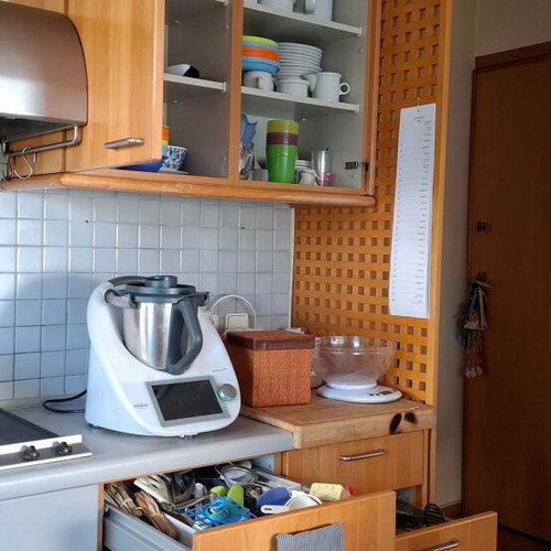 Miele Upper Cabinets and 2 Drawer Columns used
